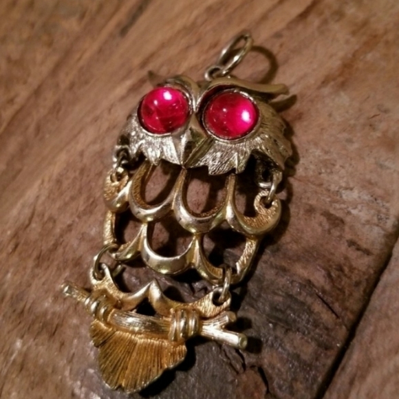 Vintage Statement Owl Charm